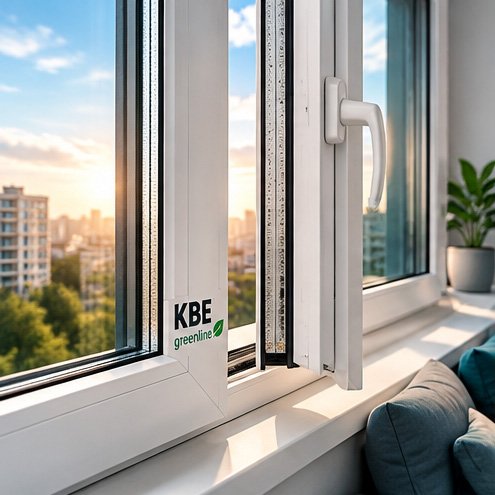 Окно KBE в интерьере квартиры